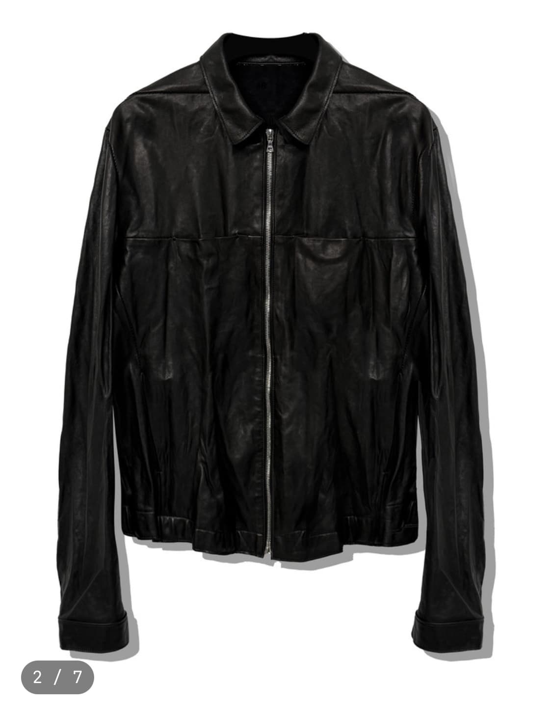 San263-1 Single Zip Leather Jacket 3.0 상품이미지1