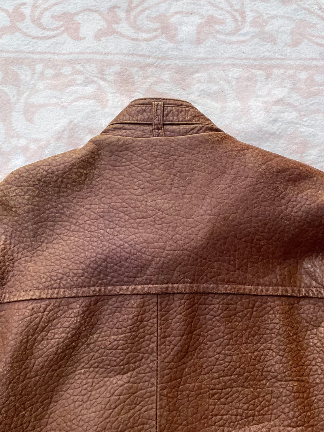 라오 카프리초 빈티지 브라운 램스킨 레더자켓 상품이미지7