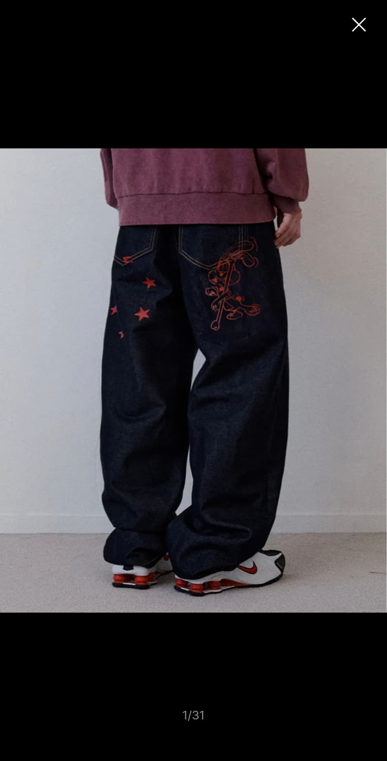 리트리버클럽 인디고 블랙 데님팬츠 상품이미지1