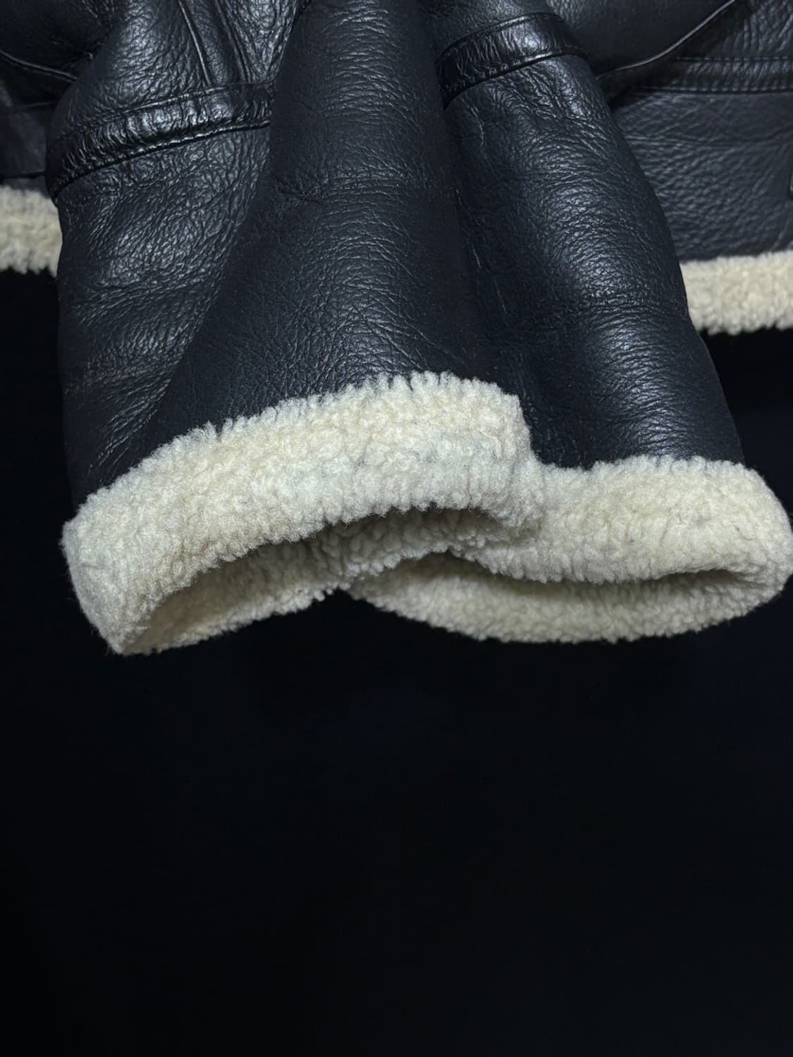 B-3 폭격기 양가죽 무스탕  상품이미지4