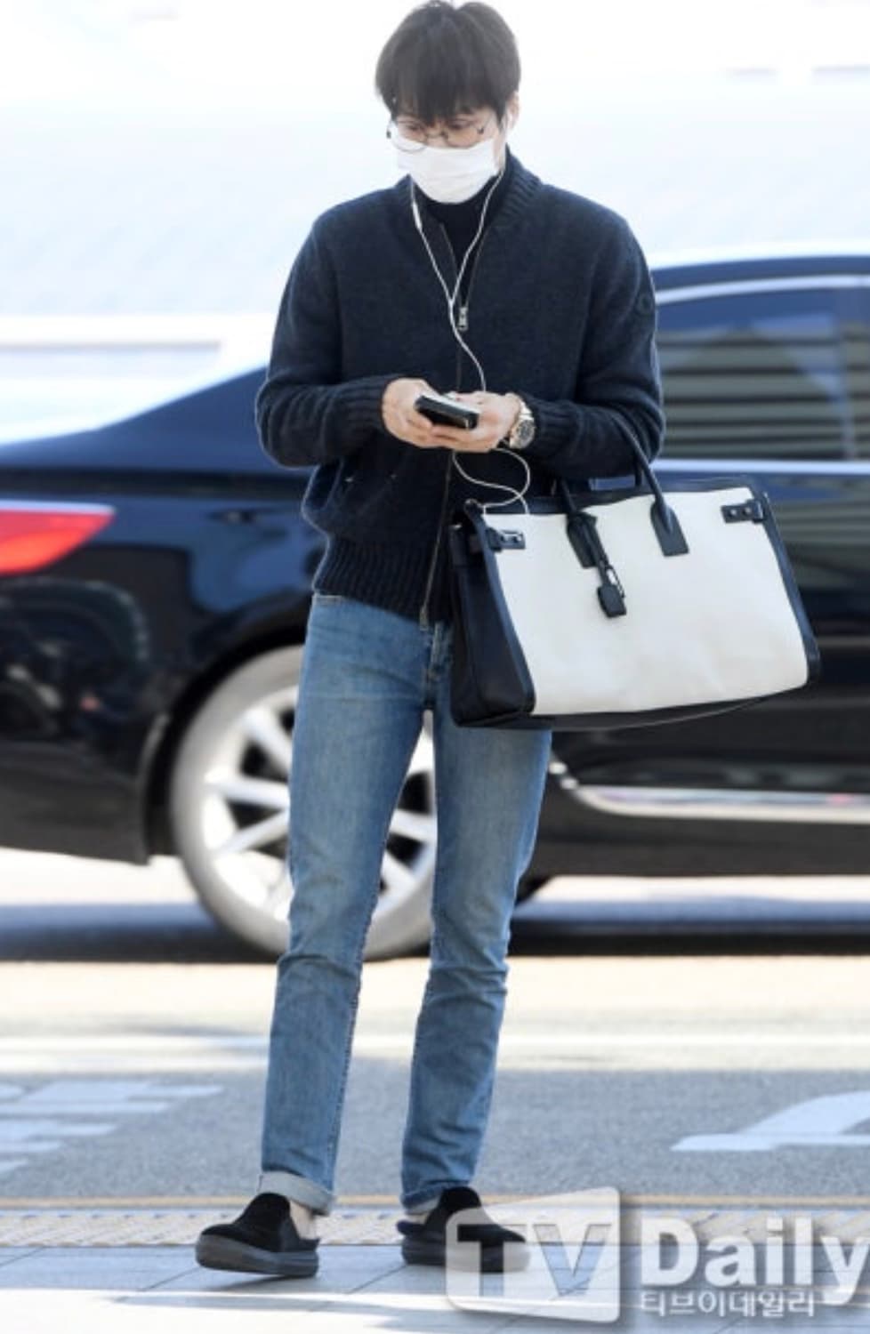 M/ 몽클레어 블랙패치 니트 집업자켓 상품이미지2