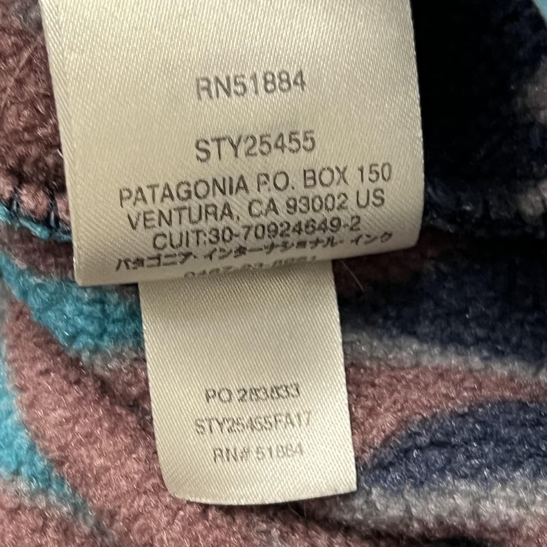 17FW 파타고니아 신칠라 스냅T 아즈텍 패턴 상품이미지6