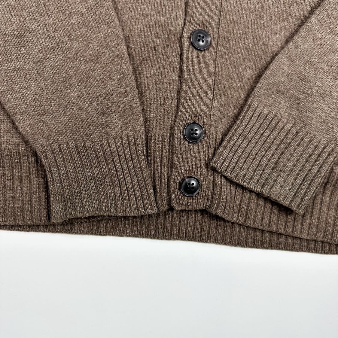 라코스테 클래식 니트 가디건 베이지 S 상품이미지4