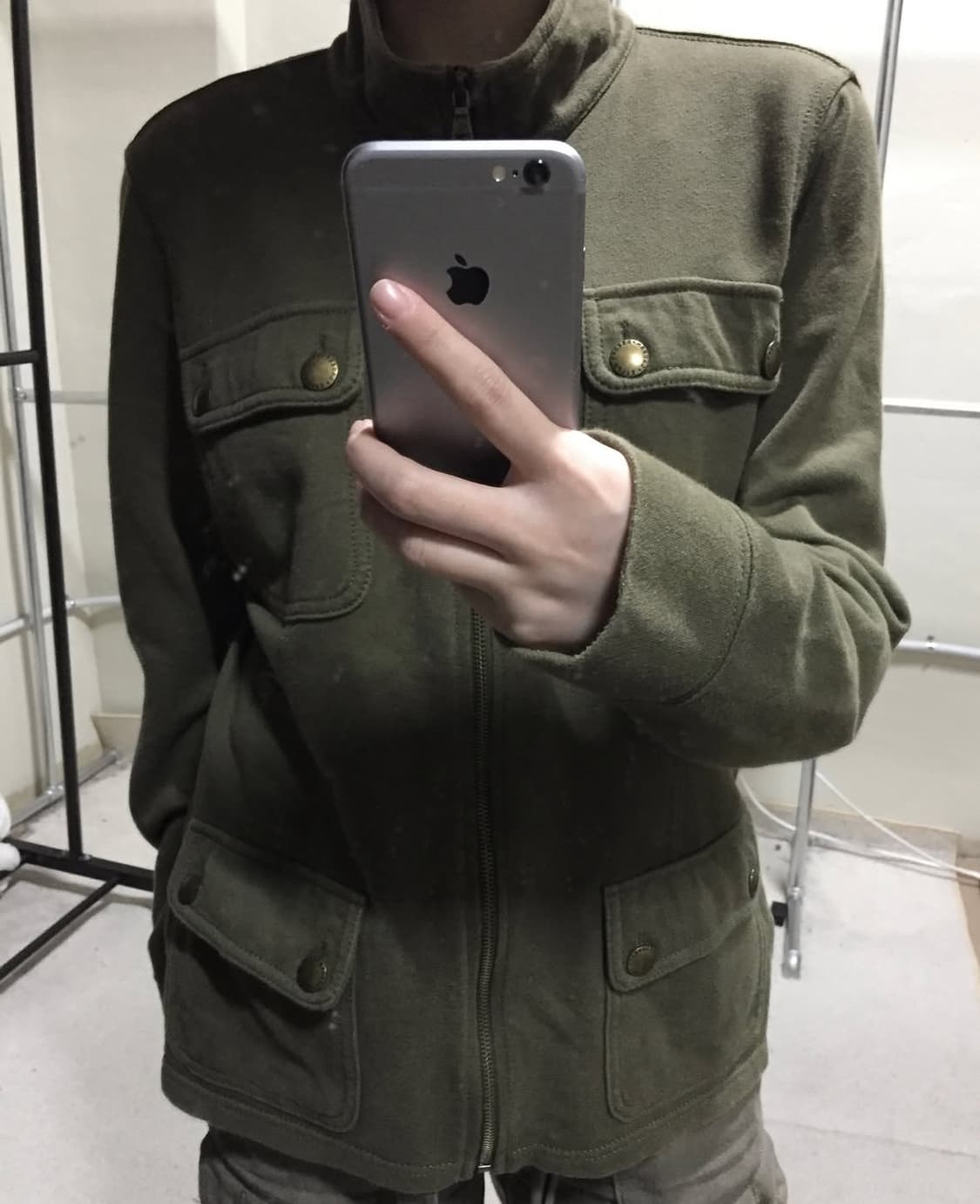 폴로 랄프로렌 다크카키 코튼 자켓 상품이미지1