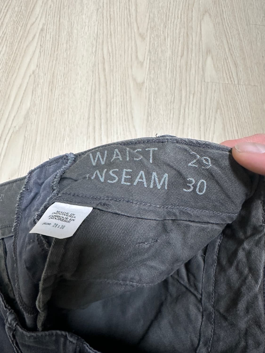 RRL 헤링본 필드 팬츠 블랙 29/30 상품이미지4