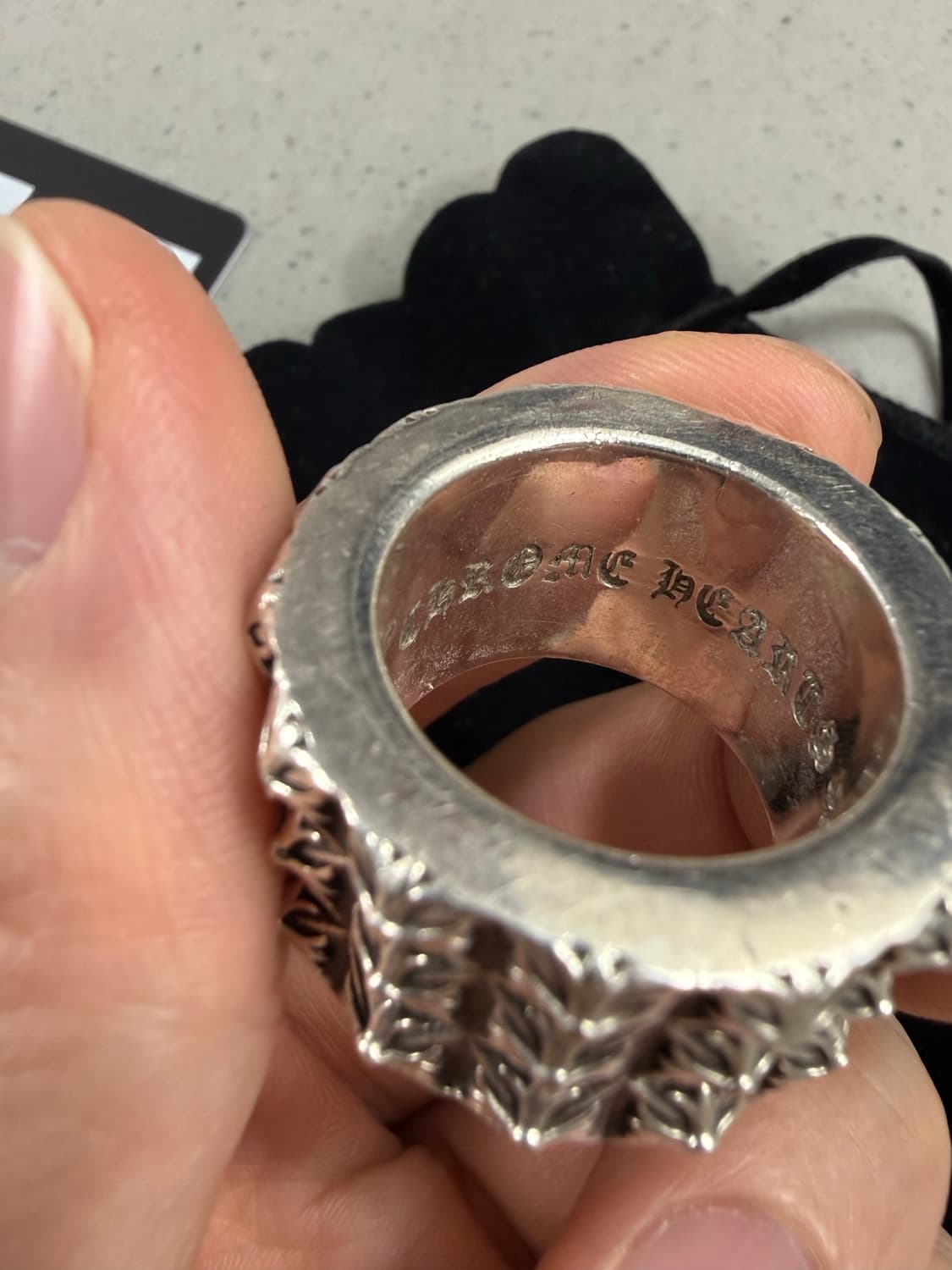 [US10/22호] 크롬하츠 피리미드 트리플피트 펑크링 상품이미지8