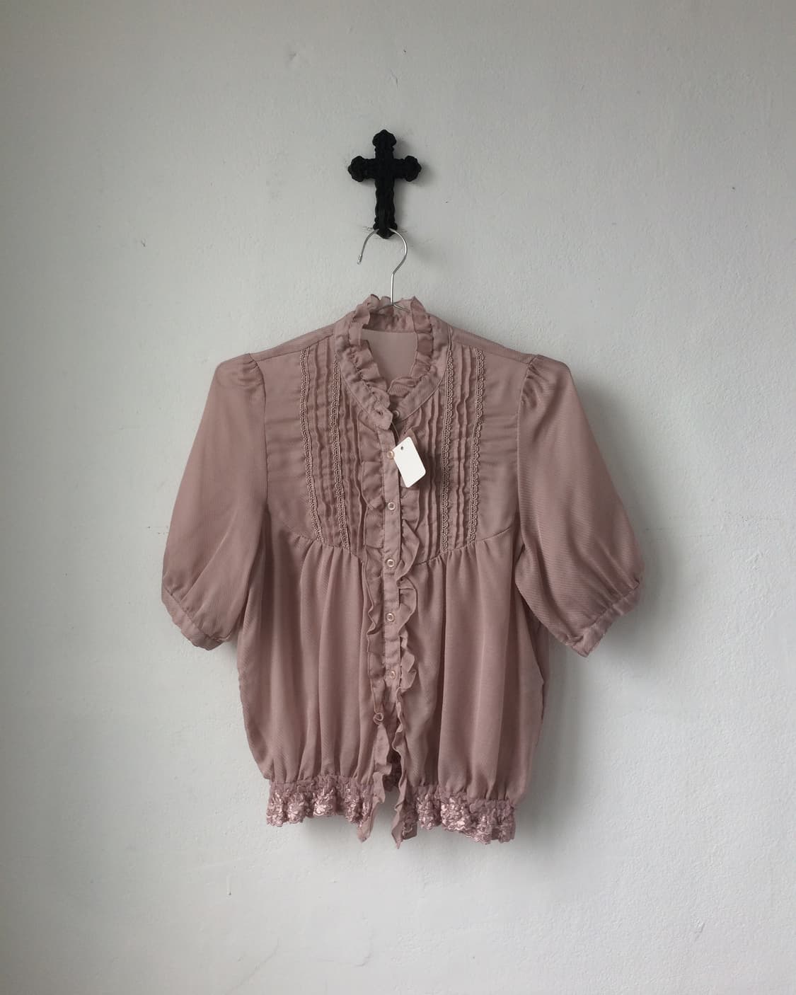 Frill point blouse 상품이미지2