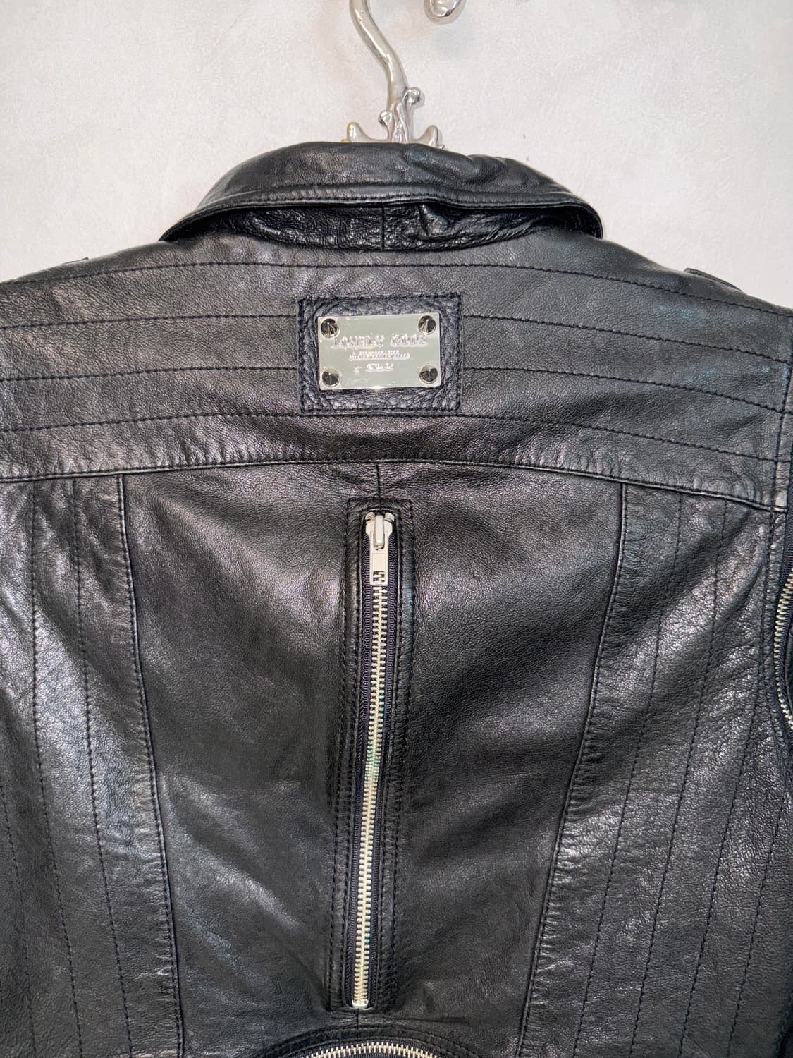 Bilion Dollar Babes lamb skin zipper jk 상품이미지7