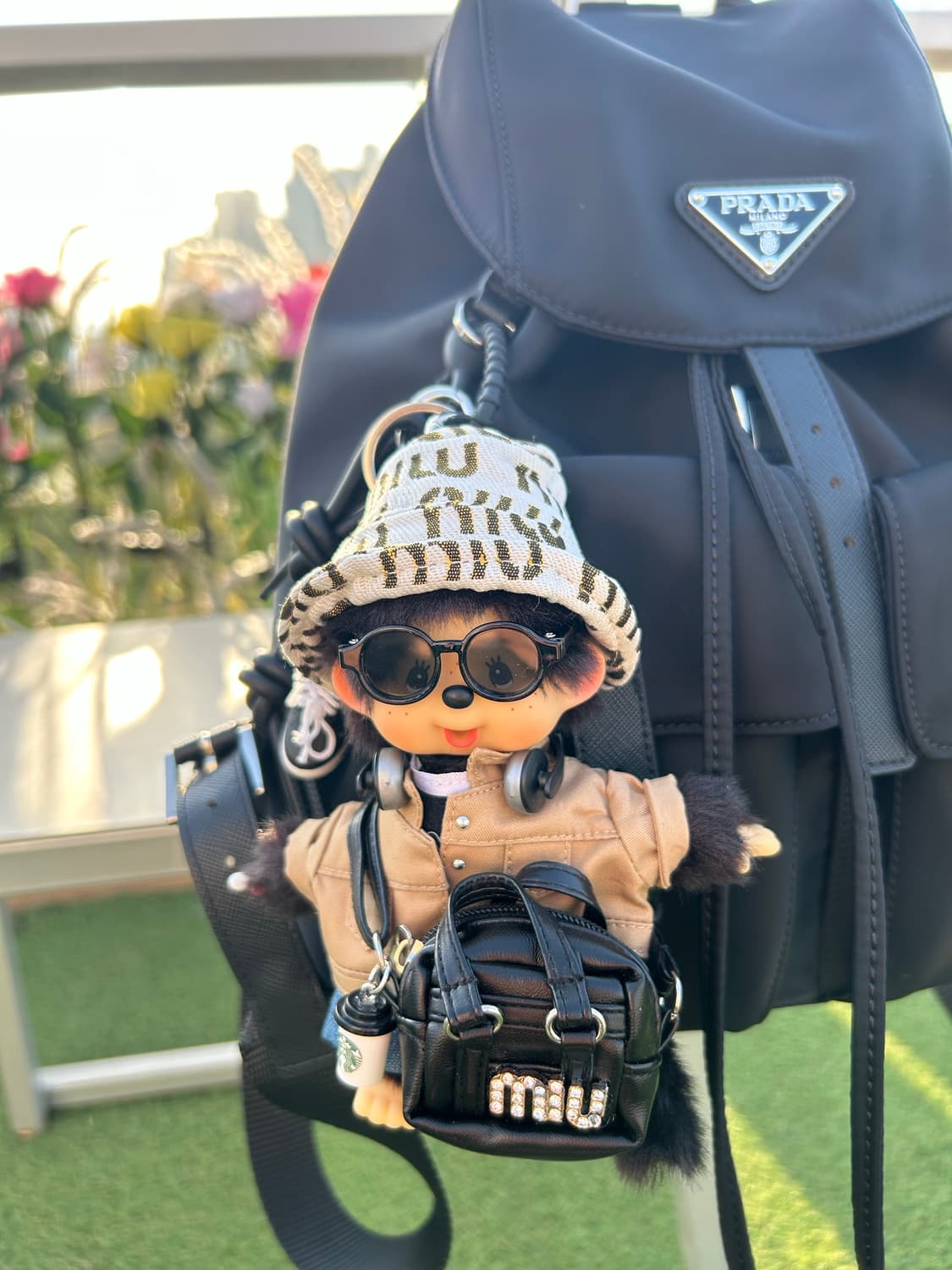 (111)정품몬치치 커스텀키링  버킷햇 몬치치 🕶️🎧 상품이미지8