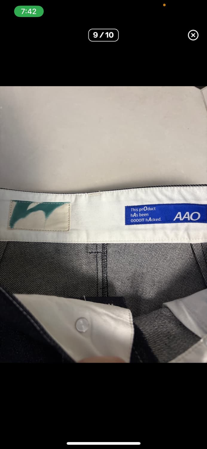 AAO viedit starry stud random tuck pants 상품이미지9