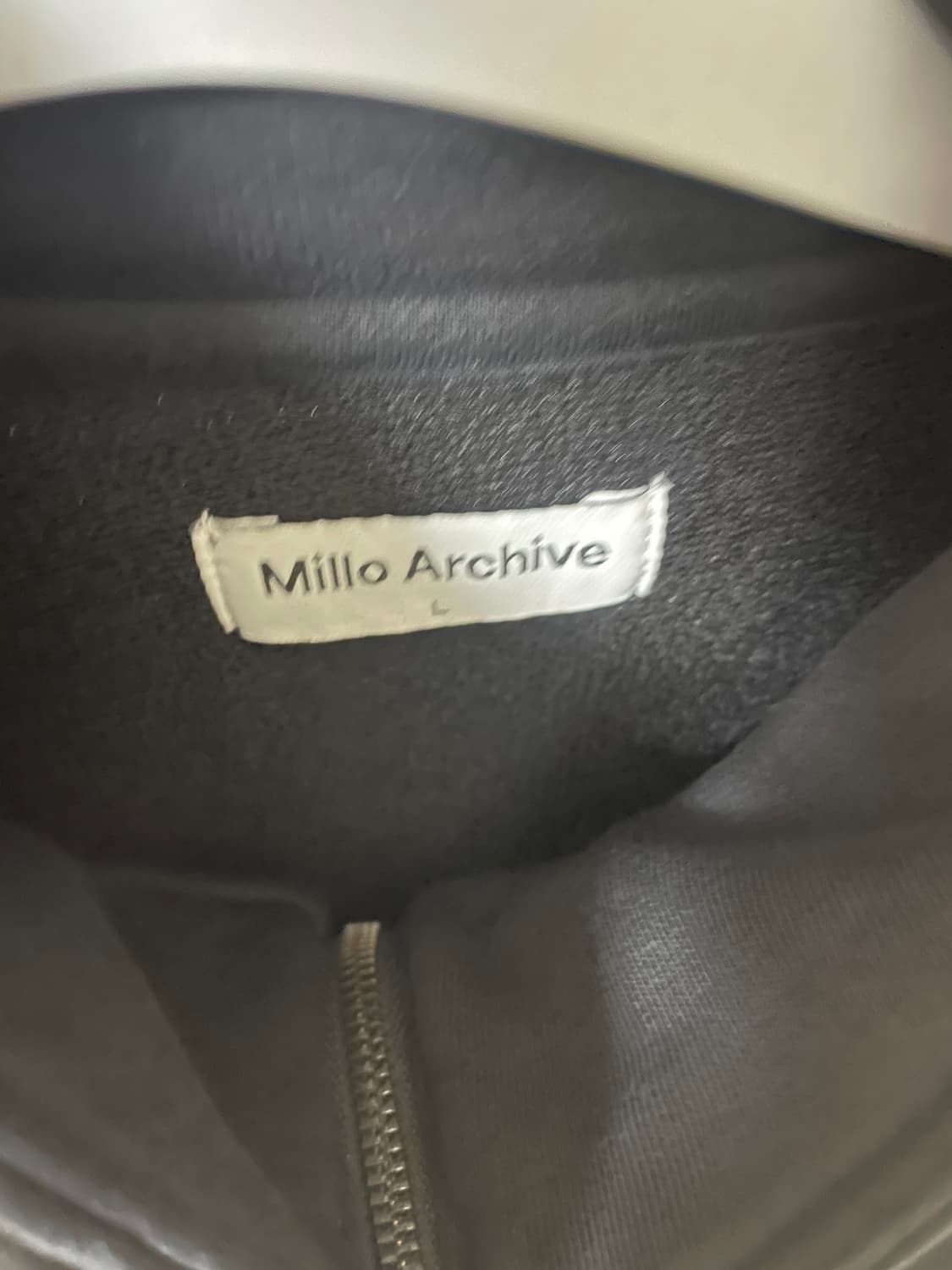 밀로아카이브 크레이들 스웻 자켓 (블랙) 상품이미지3