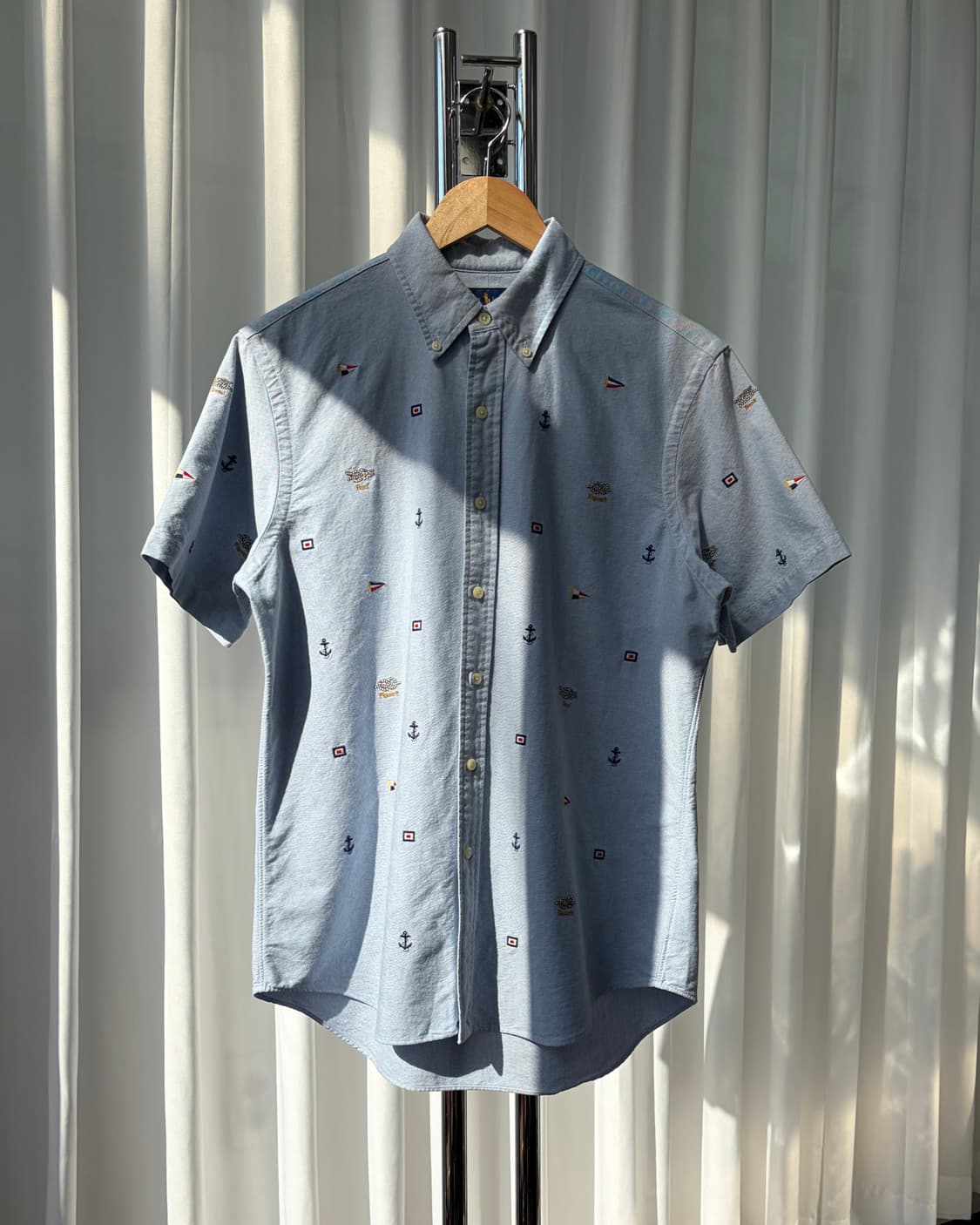 [M]폴로 랄프로렌 자수 옥스포드 반팔 셔츠 상품이미지3