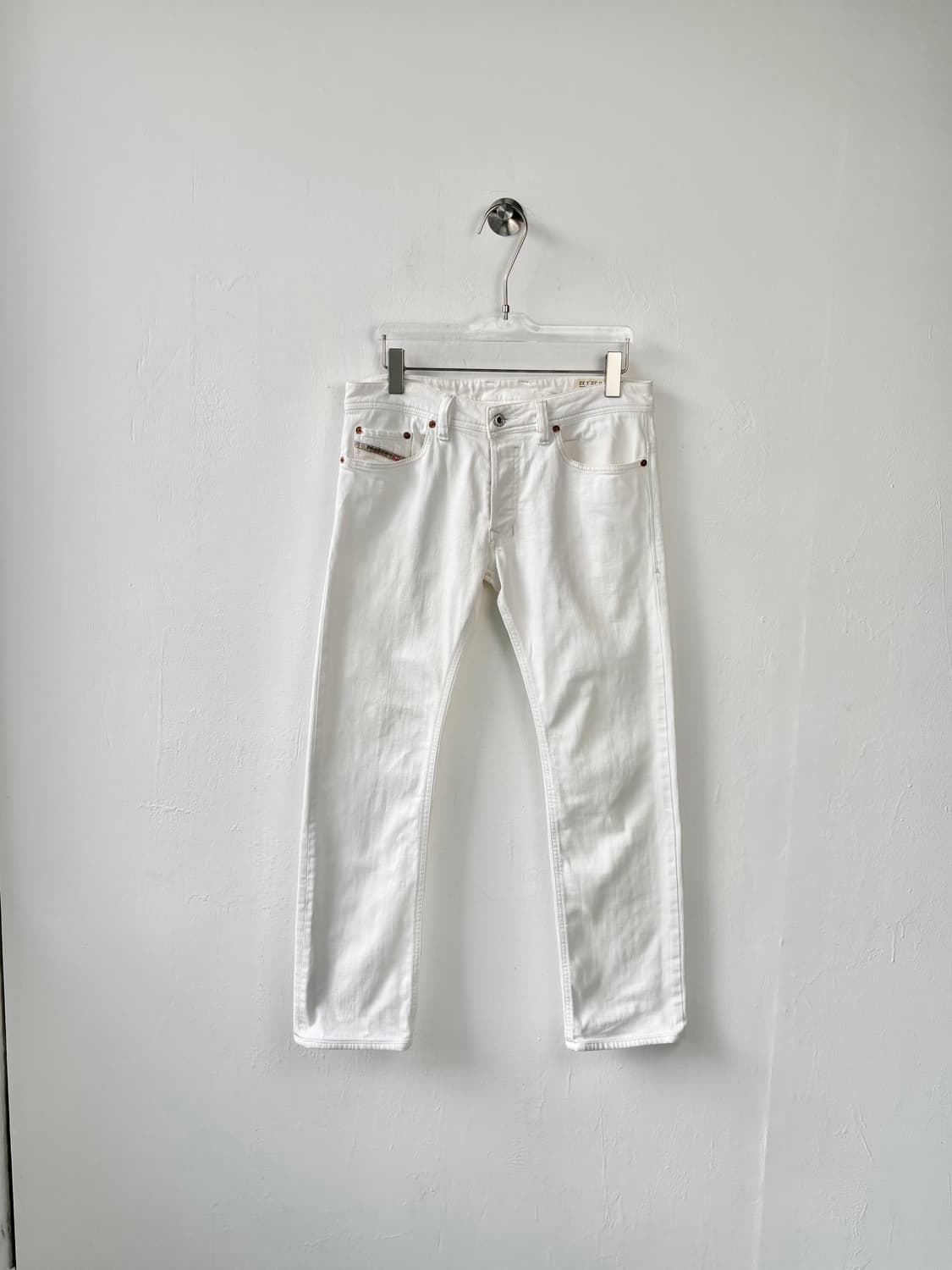 디젤 화이트 레귤러 진  상품이미지1