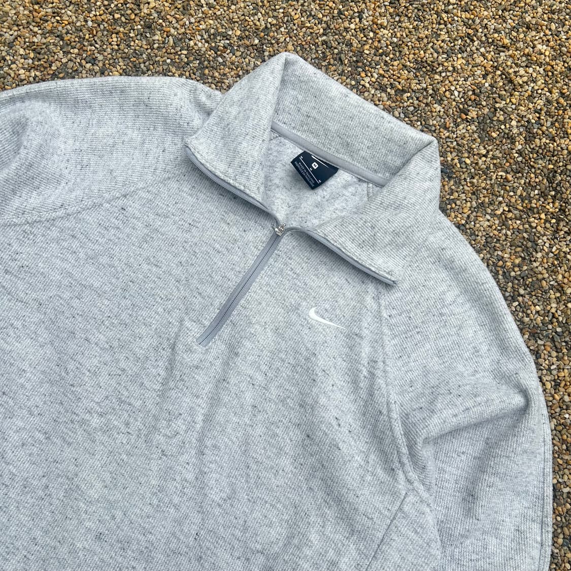 나이키(NIKE)오트밀 반집업 니트 상품이미지2