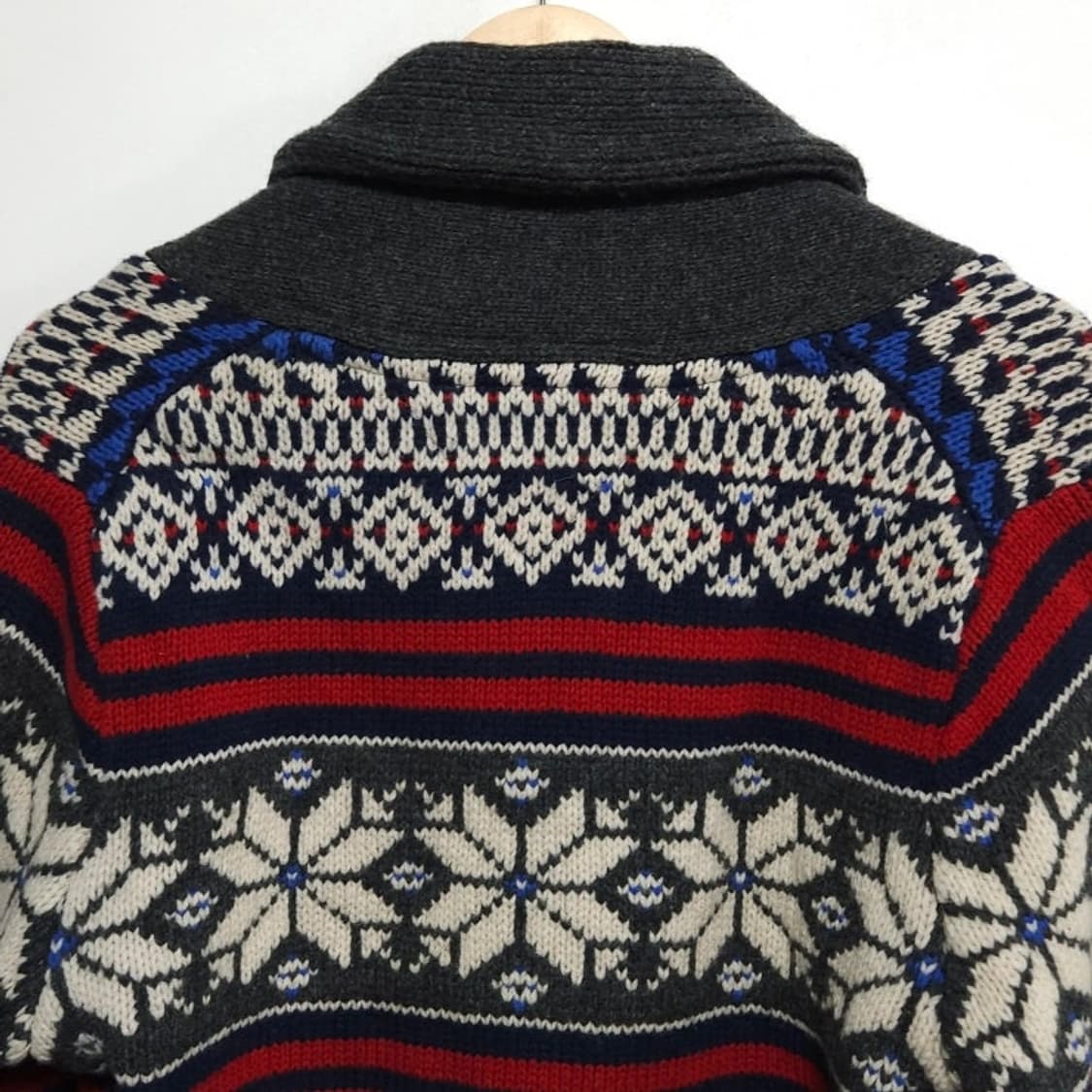 95)Tommy 타미힐피거 노르딕 숄카라 헤비 가디건 상품이미지6