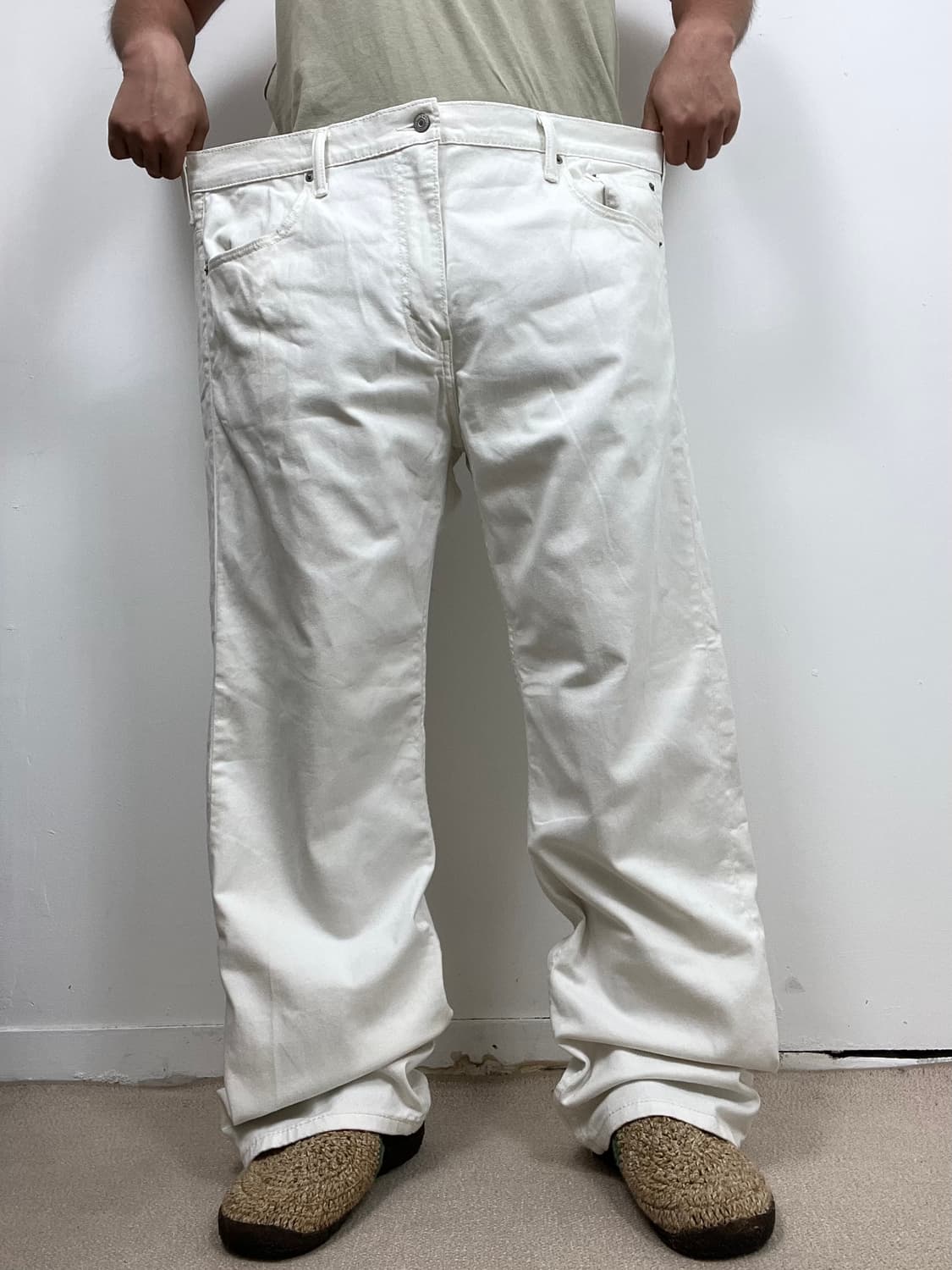 Levis 리바이스 569 화이트 데님 팬츠 상품이미지1