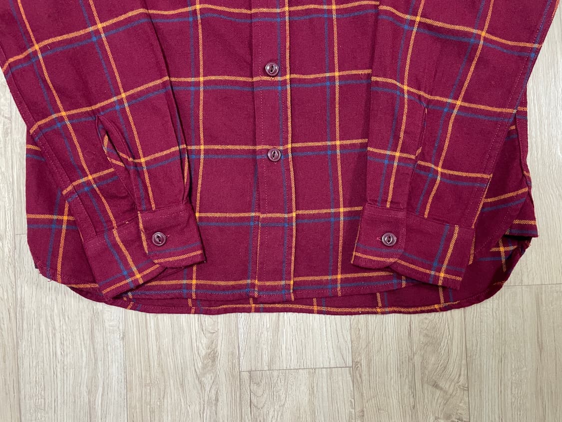 95~100) 60's 복각 Lee 플란넬 워크셔츠 상품이미지7