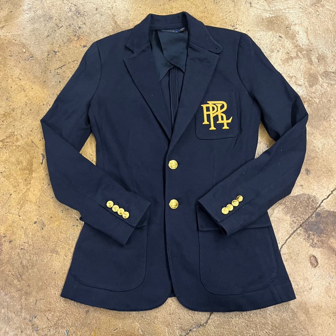 [정품/4] 폴로 랄프로렌 네이비 금장 블레이저 b17 상품이미지2