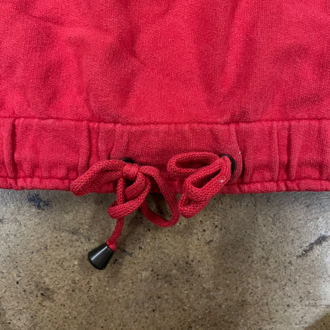 [정품/L] 쿠지 스포츠 빈티지 하프집업 레드 b18 상품이미지8