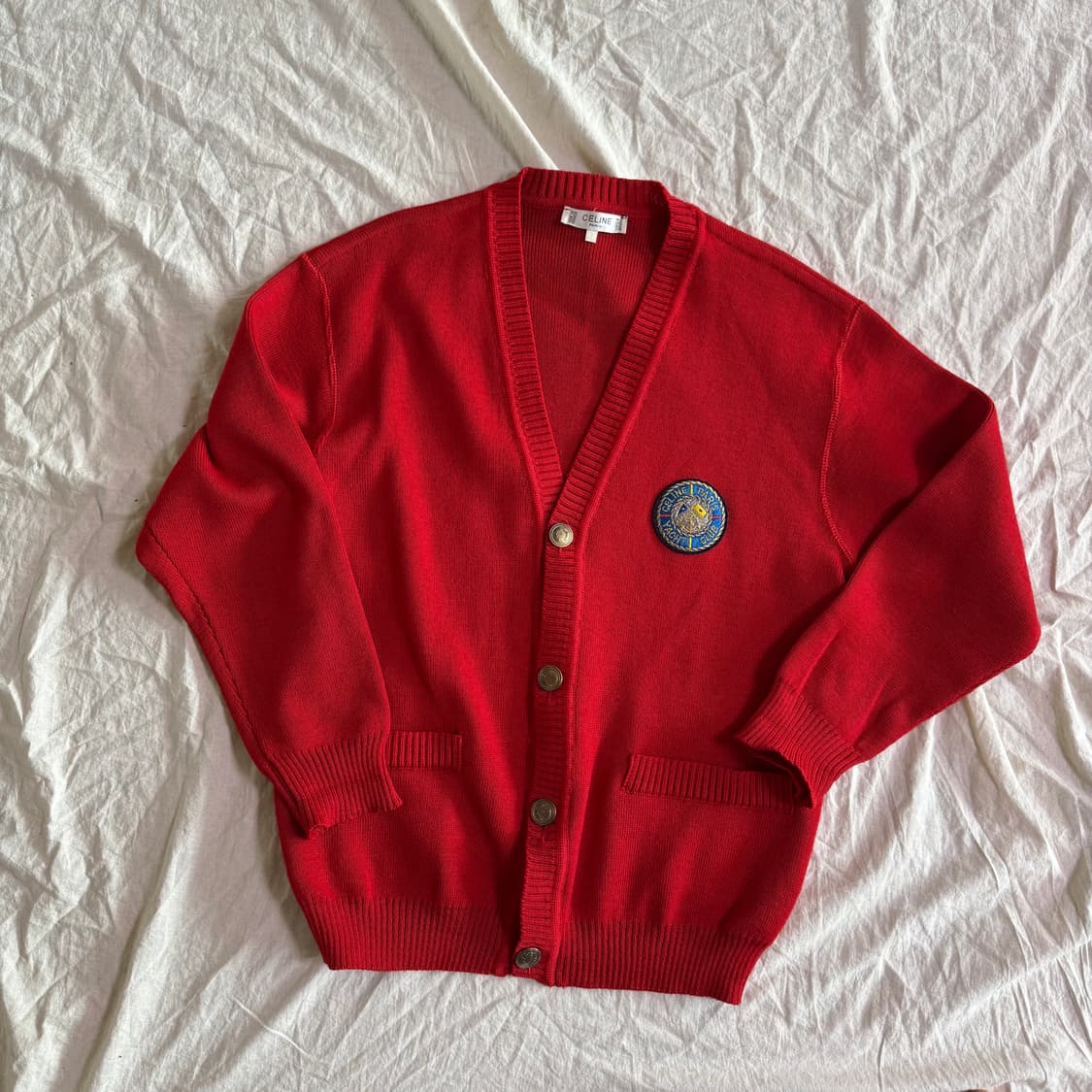 올드 셀린느 패치 가디건 상품이미지1