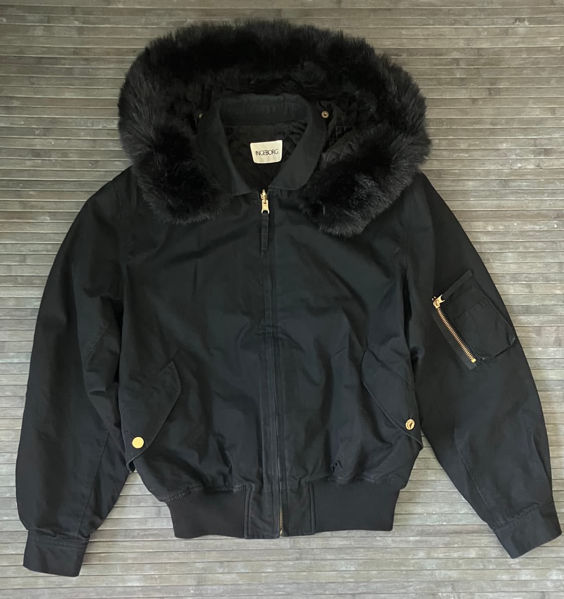 Reversible fur logo starzan jacket 상품이미지1