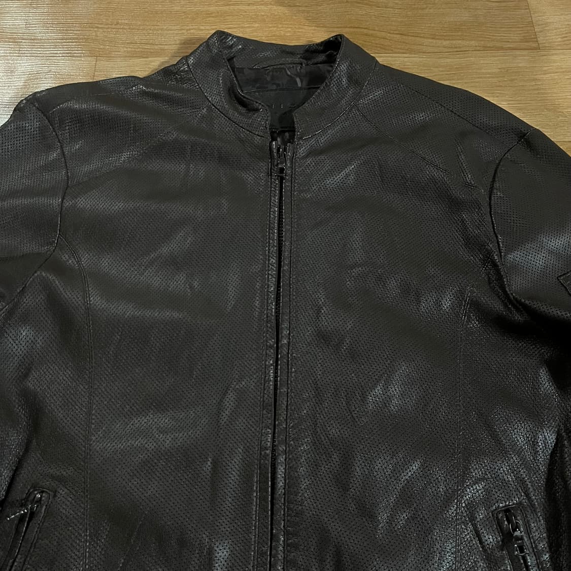 [97] 빠니깔레 블루종 가죽자켓 상품이미지2