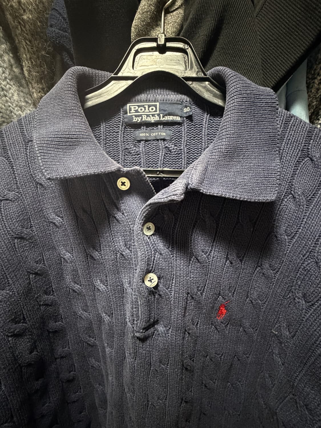 폴로 랄프로렌 니트카라티 90 상품이미지2