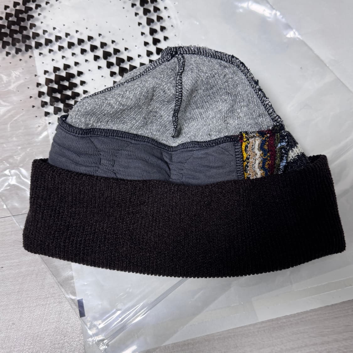 코이세이오 패치 비니 브라운 상품이미지3