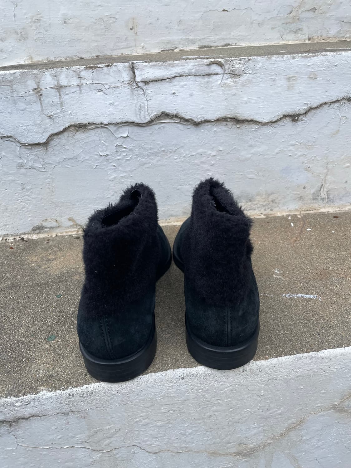 Yohji yamamoto 스웨이드 퍼 shoes 상품이미지5