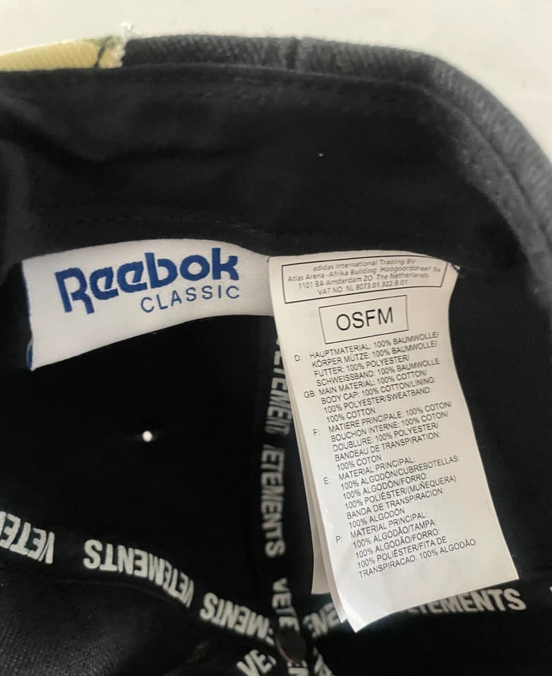 베트멍X리복 콜라보 캡모자 상품이미지7