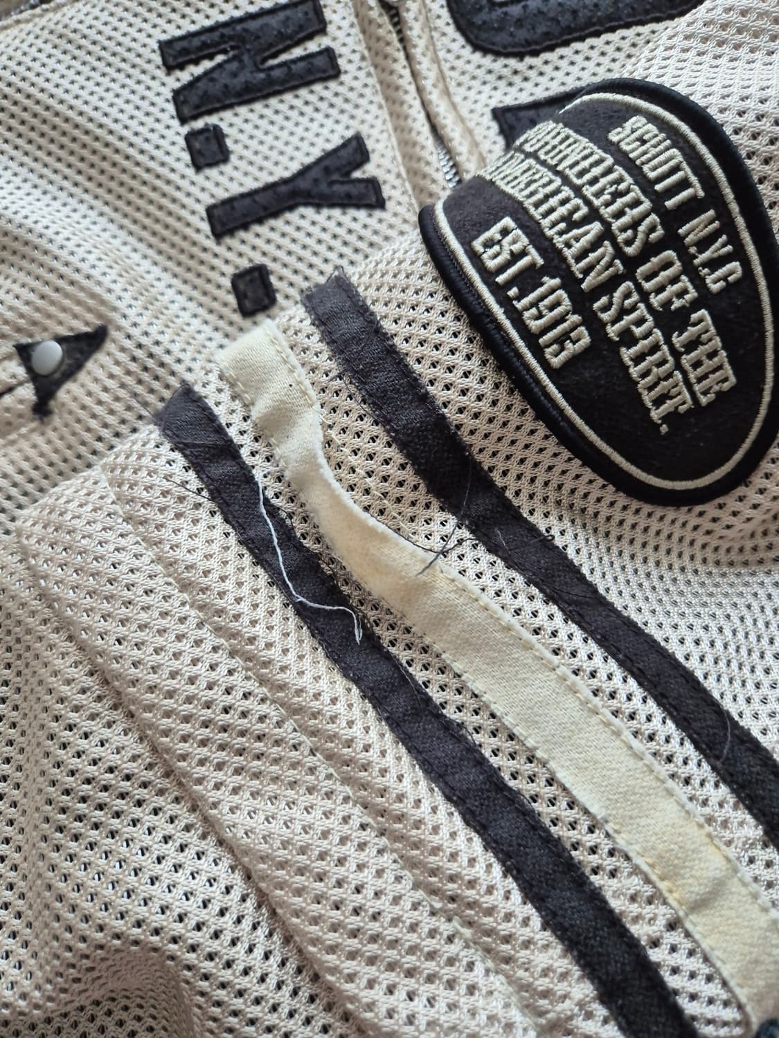 쇼트 메쉬 라이더 재킷  상품이미지7