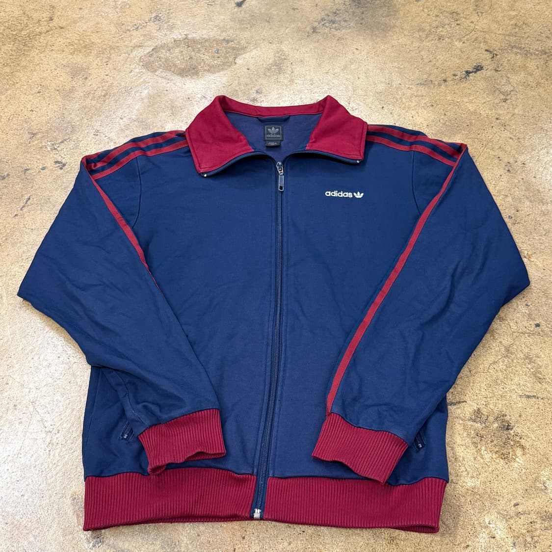 아디다스 네이비 버건디 베켄바우어 져지 트랙탑 95 상품이미지2