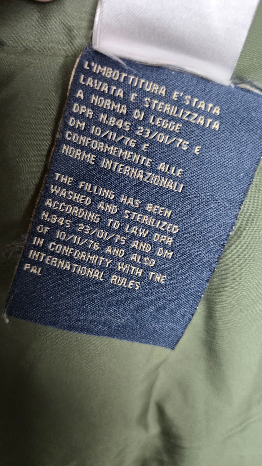 빈티지 이태리 메이드 다운퍼자켓 상품이미지7