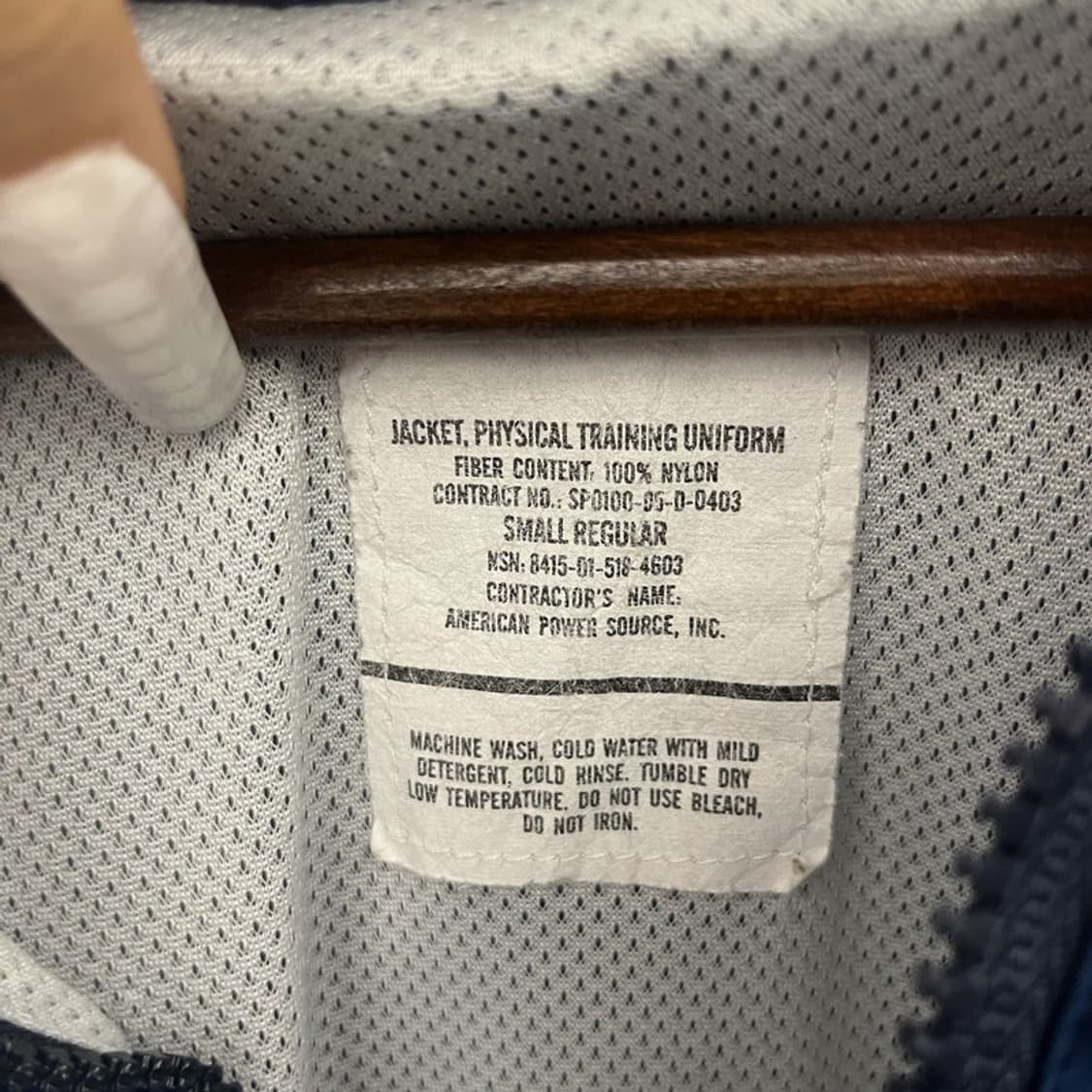 미공군 IPFU 에어포스 레트로 바람막이 자켓 L C10930 상품이미지5