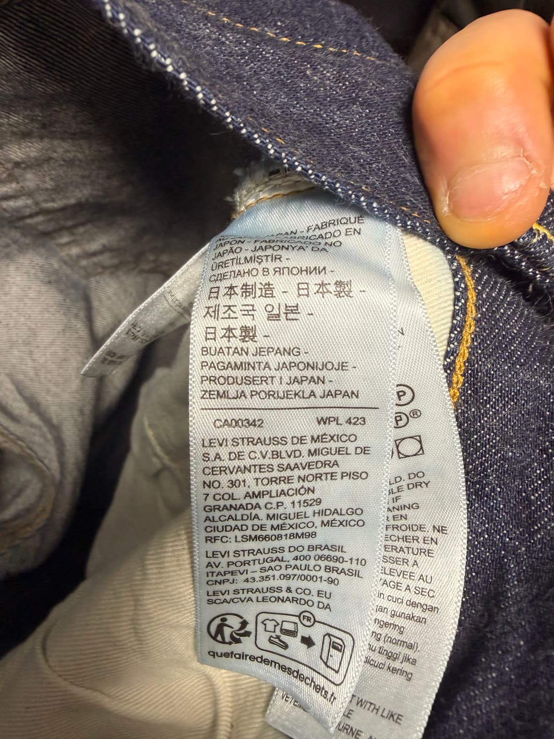 리바이스 lvc 54501 32x32 체인스티치수선 상품이미지4