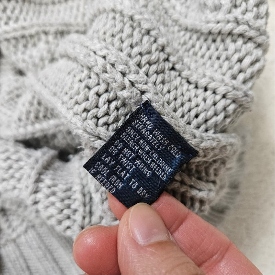 폴로 랄프 로렌 케이블 니트 m 상품이미지5