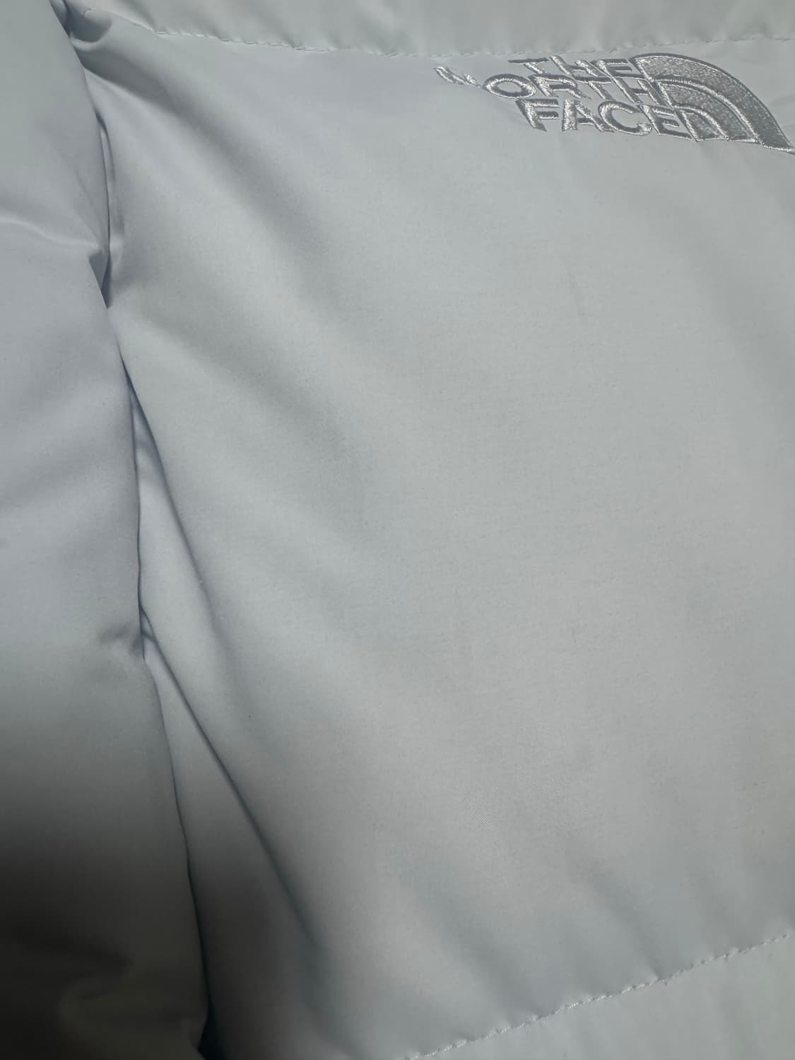 노스페이스 패딩 블루그레이? 상품이미지6