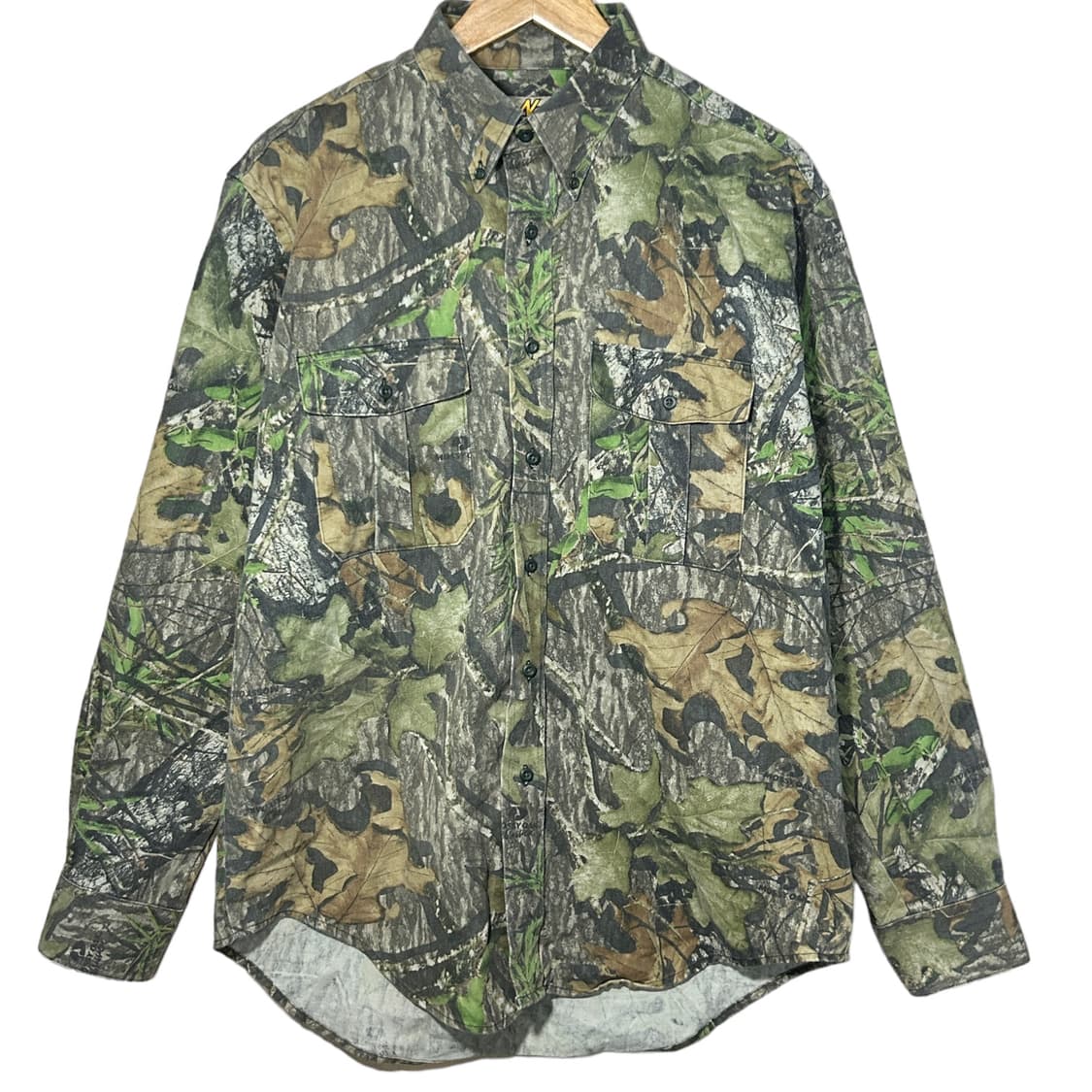 No trace 아메리칸 빈티지 카모 셔츠 자켓 L N 상품이미지4