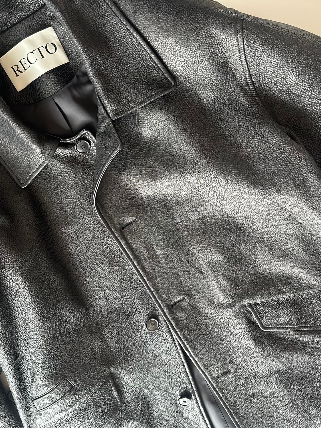 렉토 빈티지 레더 초어자켓 상품이미지2