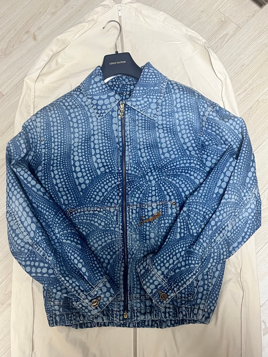 루이비통 x 쿠사마 야요이 펌킨 데님 블루종 50 상품이미지1