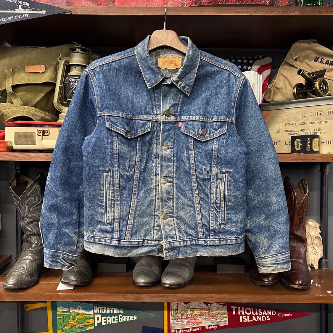 00s 리바이스 블랭킷 라이닝 데님 트러커 자켓 상품이미지1