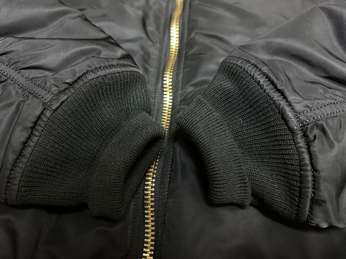 M 알파인더스트리 ma-1 블랙 상품이미지3