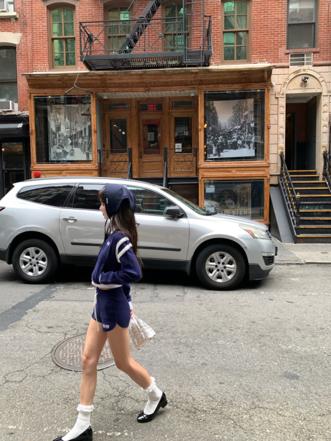 서쿠키 젤라토 팬츠 네이비s사이즈 상품이미지4