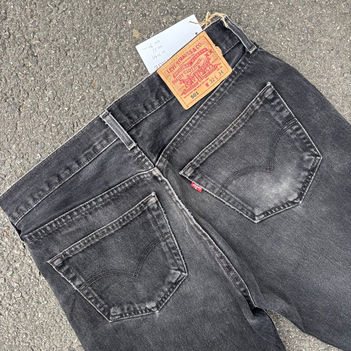 90년대 미국 리바이스 501 흑청 상품이미지9