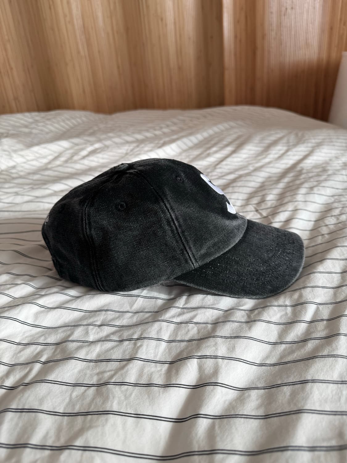 (새상품급 미사용) 슈프림 S로고 피그먼트 볼캡 블랙 원사이즈 상품이미지5