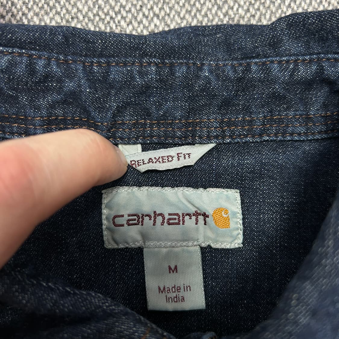 칼하트 90s 투포켓 데님셔츠(M) 상품이미지2