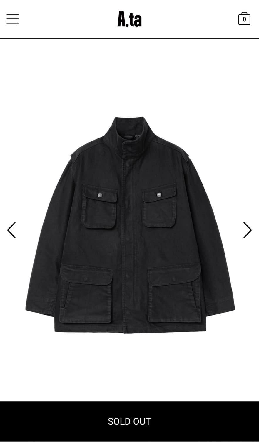 ata (에이타) 필드자켓 L 판매 상품이미지1