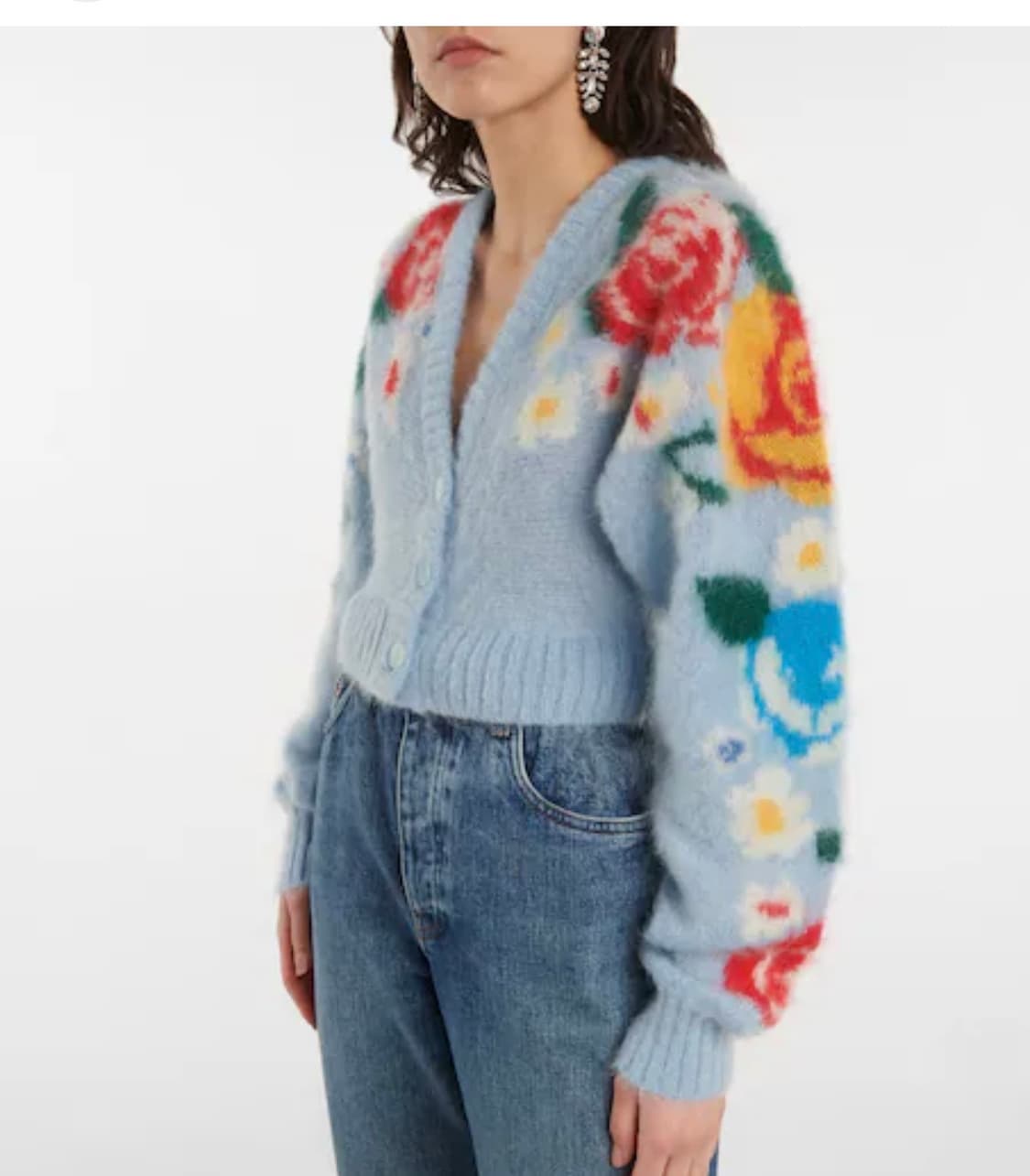 미우미우 모헤어 가디건 38 상품이미지1