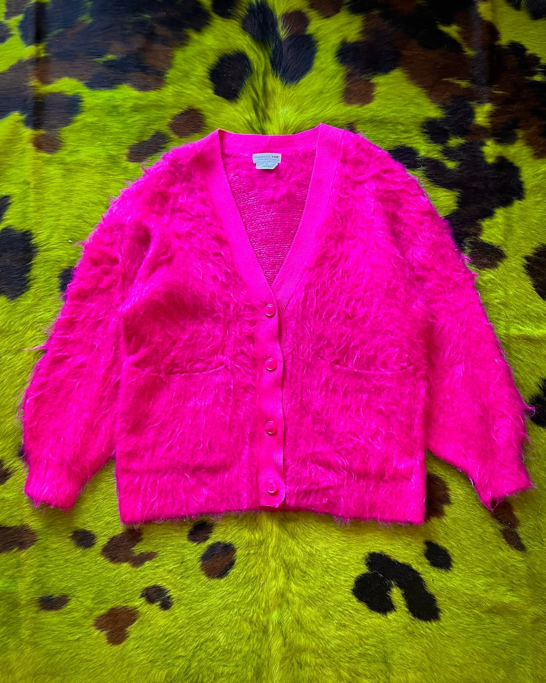 CIAOPANIC TYPY Japan Pink Fur Cardigan 상품이미지3