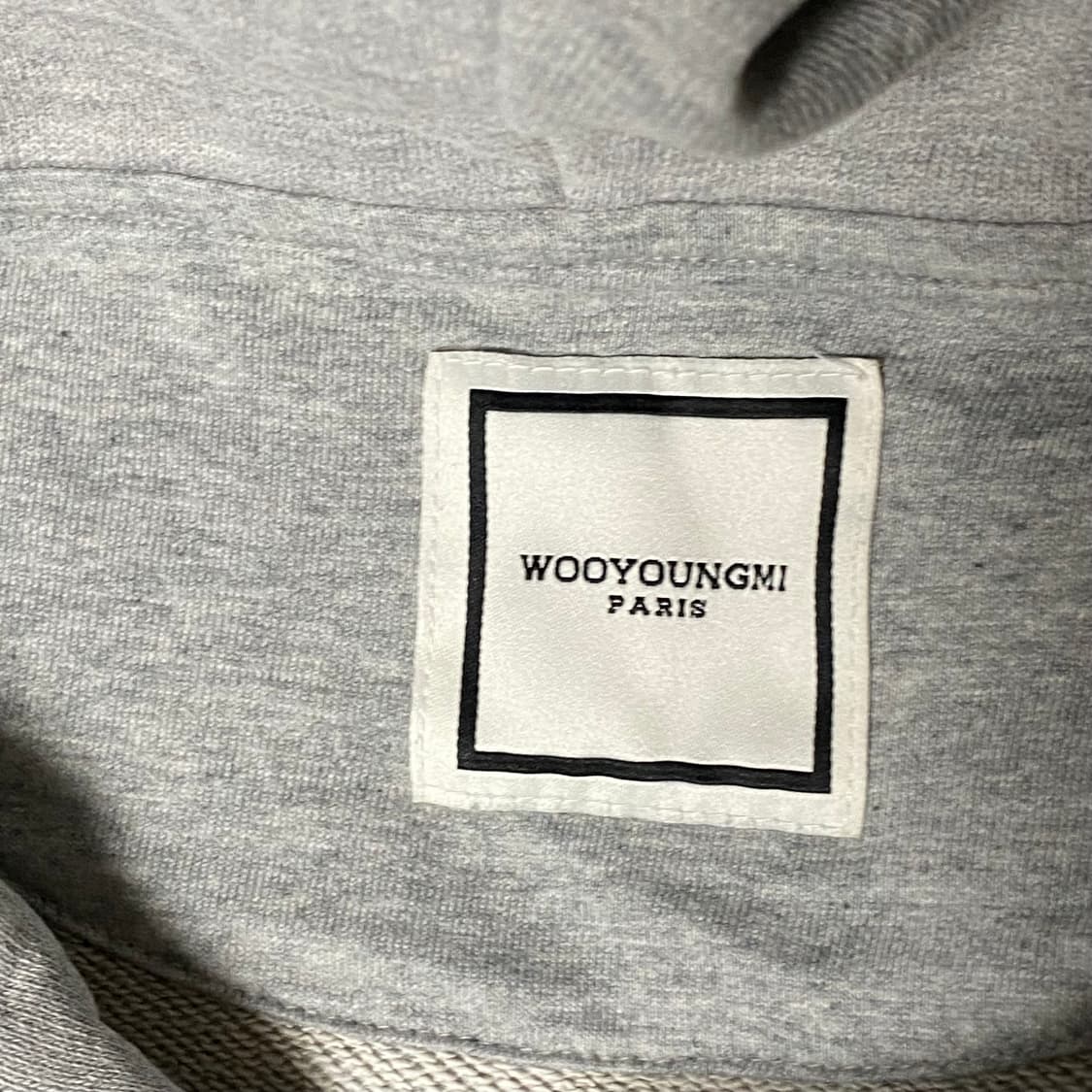 우영미 백로고 후드티 그레이 52 상품이미지6